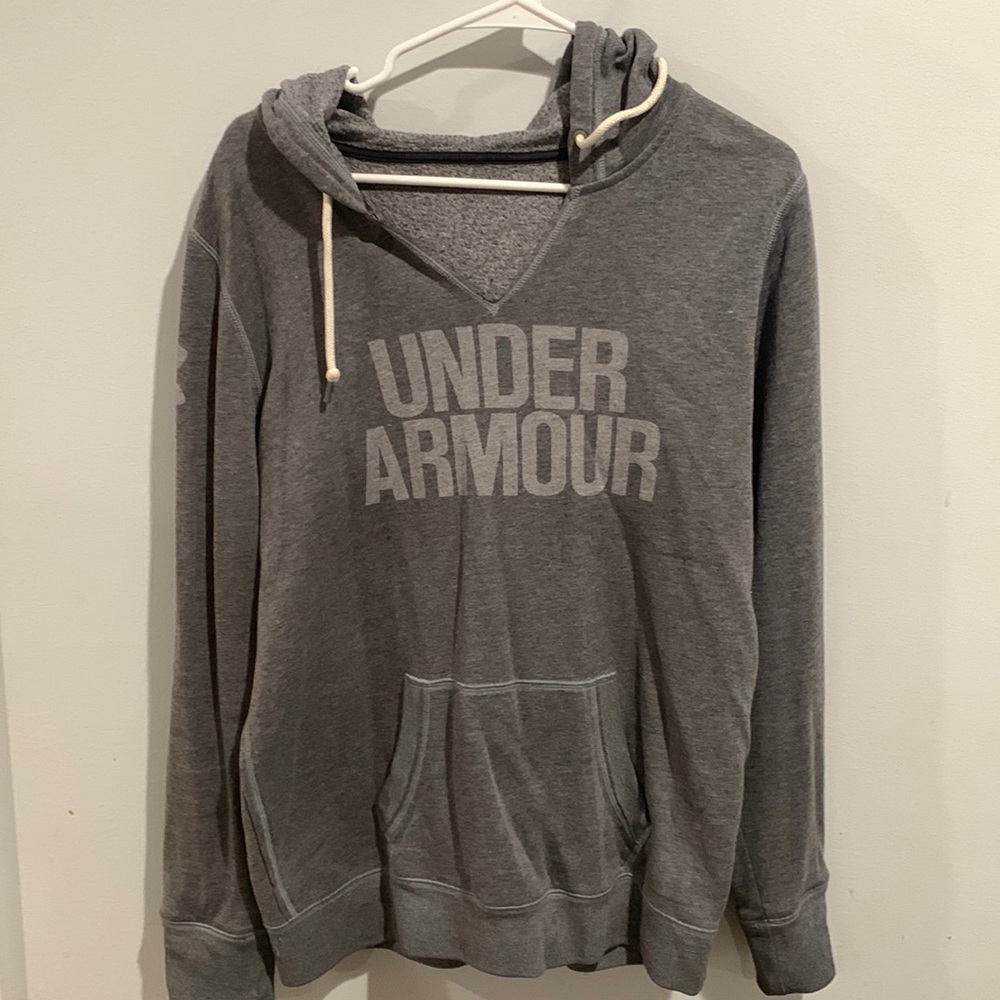 Gray UA hoodie